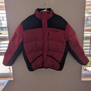 Vintage Chaps Ralph Lauren Puffer Down Snow Ski Jacket Size XL Hood